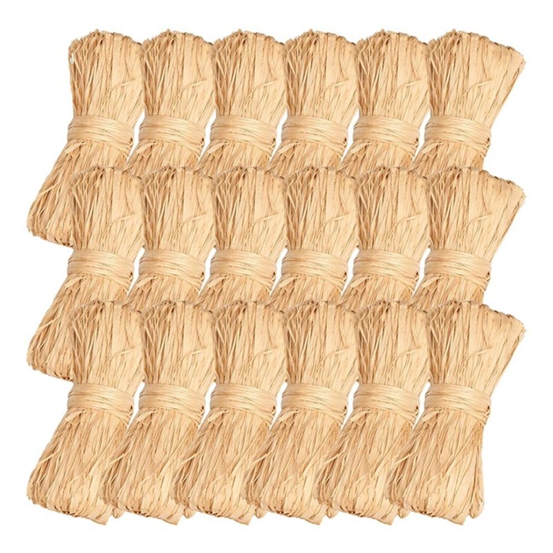 Natural Florist Supply - AB41- Paglia di rafia naturale per
