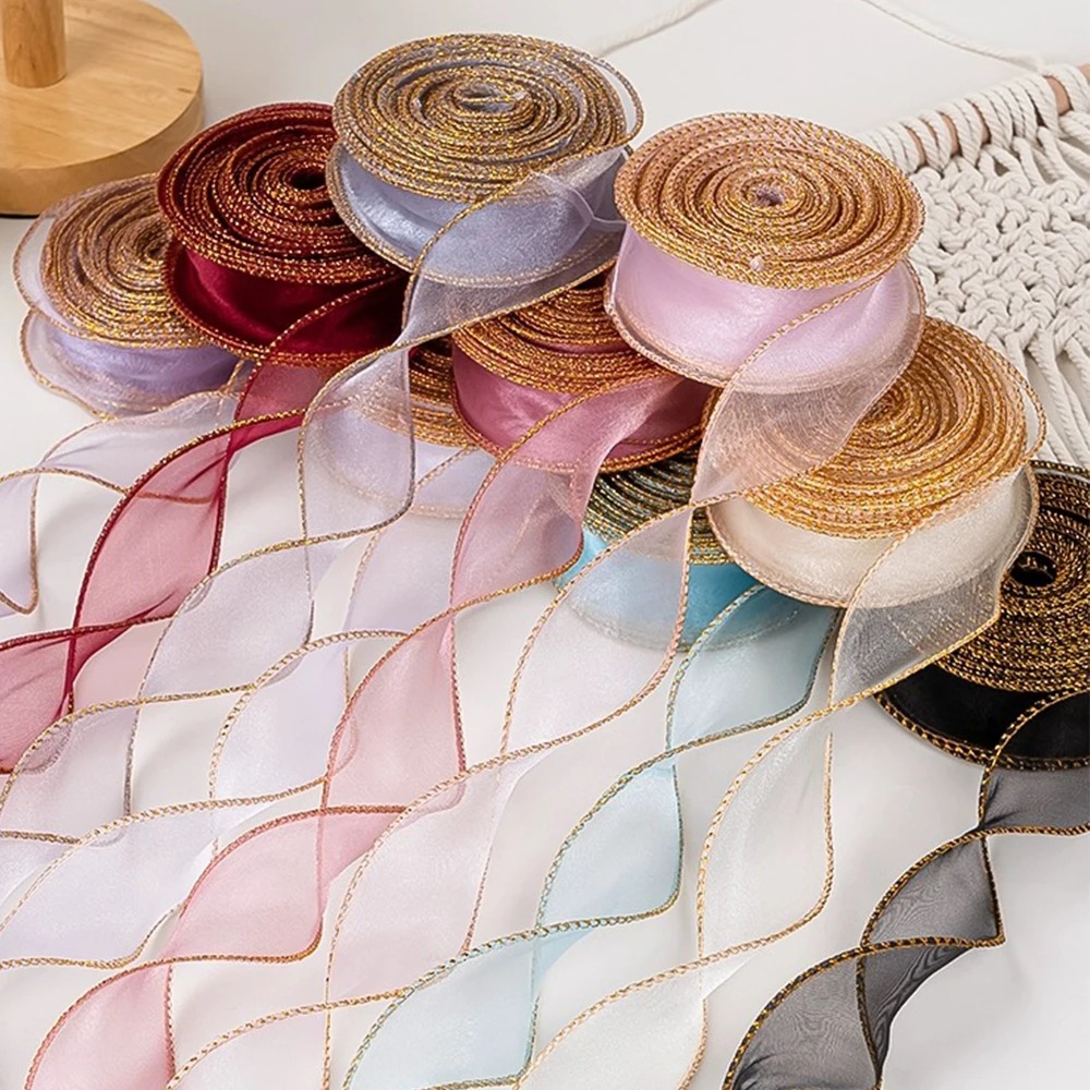 Ribbon Organza Roll - Nastro in Organza da 10 Iarde/Rotolo