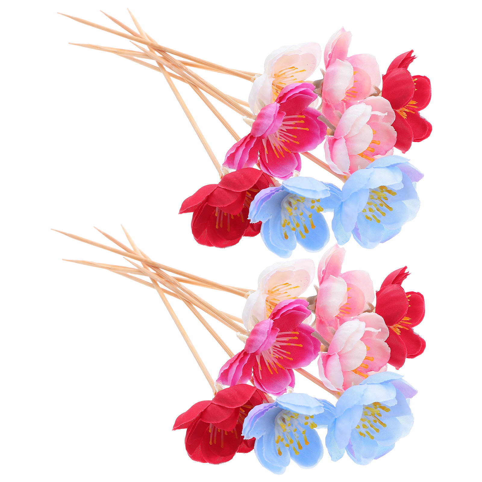100 Pezzi di Eleganti Stuzzica - Floral Picks Wood recensione e prezzo