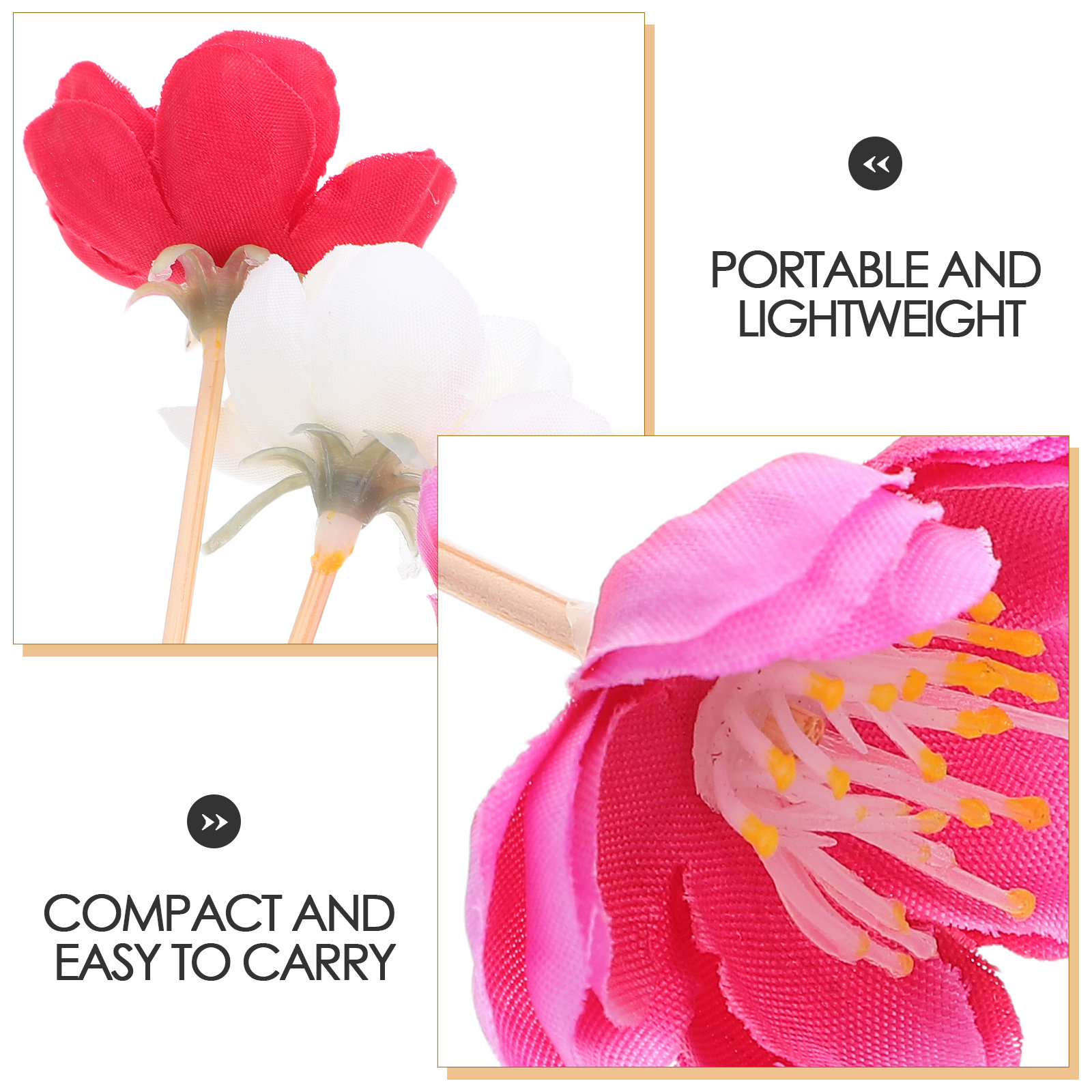 100 Pezzi di Eleganti Stuzzica - Floral Picks Wood recensione e prezzo