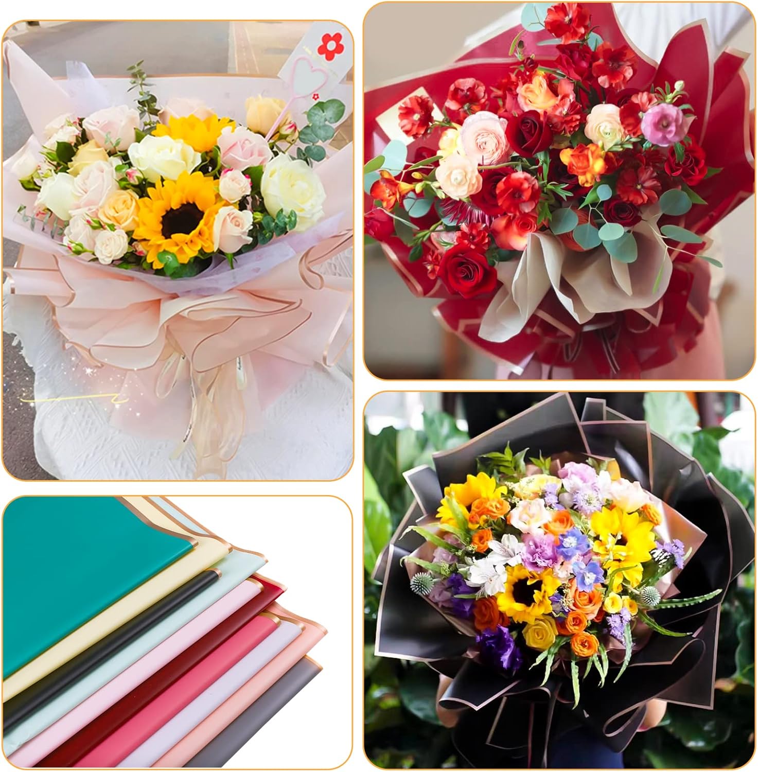10 fogli di carta da imballagg - Florist Supply Paper recensione e prezzo