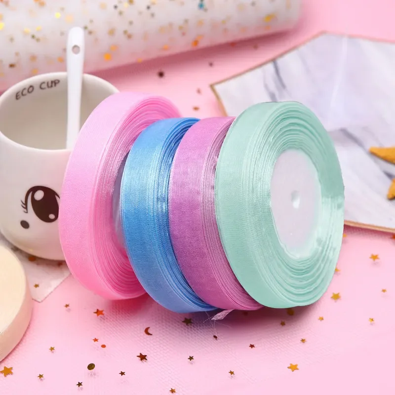 Nastro in Organza 15mm 50 Iard - Ribbon Organza Roll recensione e prezzo