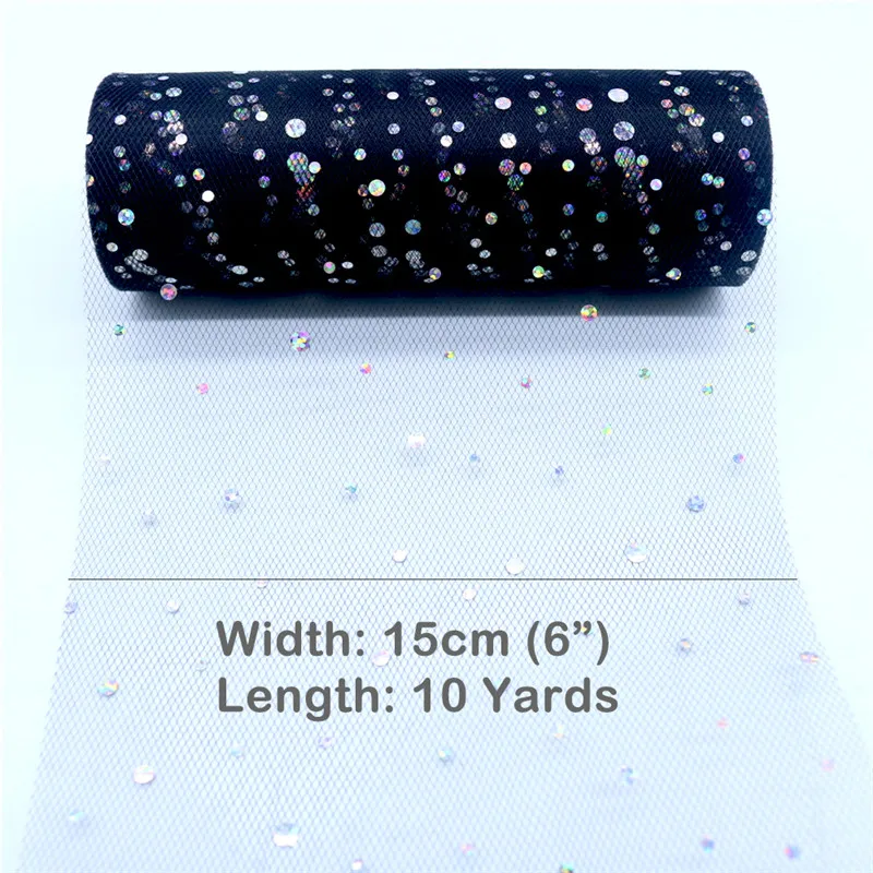 Glitter Paillettes Tulle Rotol - Ribbon Organza Roll recensione e prezzo